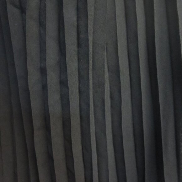 LULUS WOMEN'S STRAPLESS PLEATED BLACK DRESS - BLACK -  X-LARGE - Picture 3 of 8